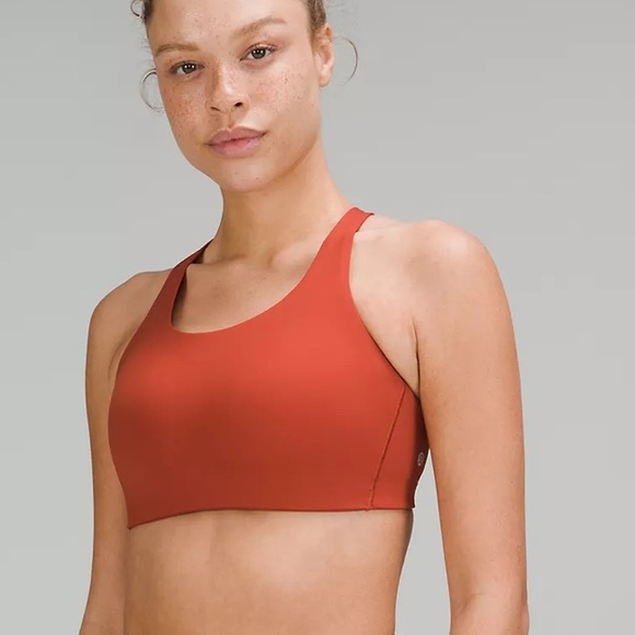guc Lululemon Athletica energy bra Rust Sports Bra in red rock 34c - Picture 1 of 10